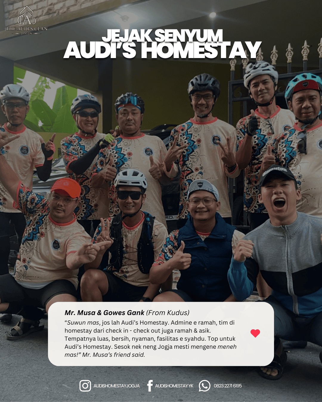 Welcoming Stay - The Audi's Clan Jogja
